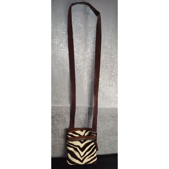 Michael Kors Zebra Print Crossbody Bag - Picture 3 of 6